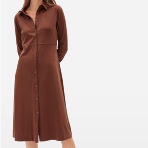 NWOT Everlane Lux Cotton Shirtdress Size XS
